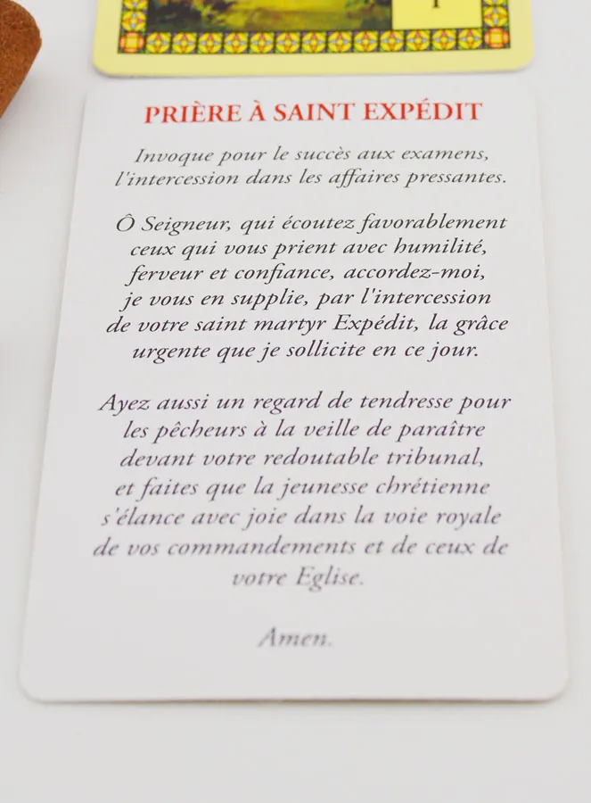 Weihrauch heiliger Expeditus Räucher-Kegel (pic 3)