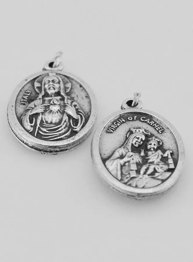 Christliche Scapular Medaille silberfarben (pic 4)