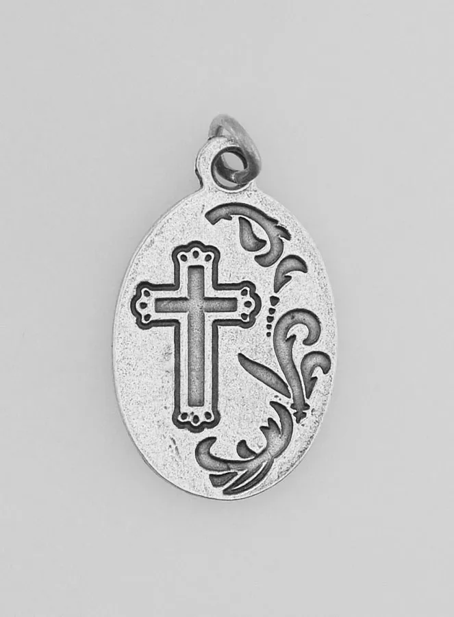 Christlicher Anhänger Maria von Fátima silberfarben (pic 3)