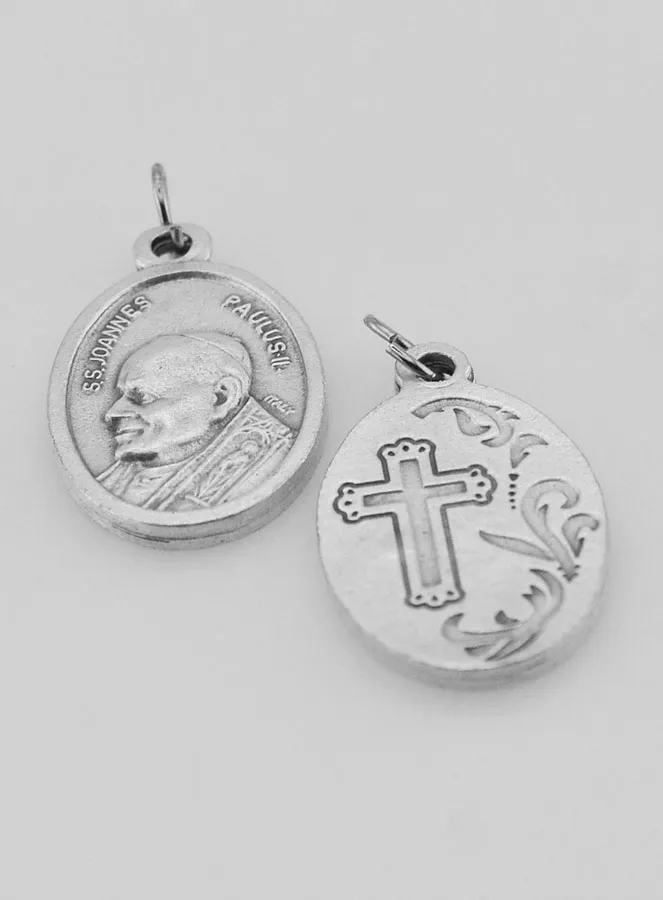 Medaille Papst Johannes Paul II. silberfarben (pic 4)