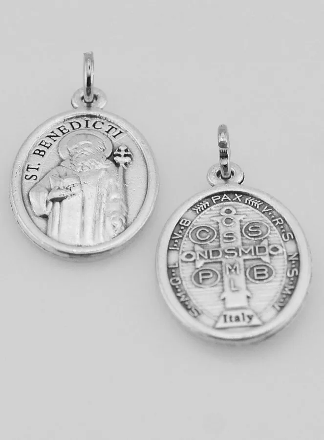 Benediktus-Medaille silberfarben (pic 4)