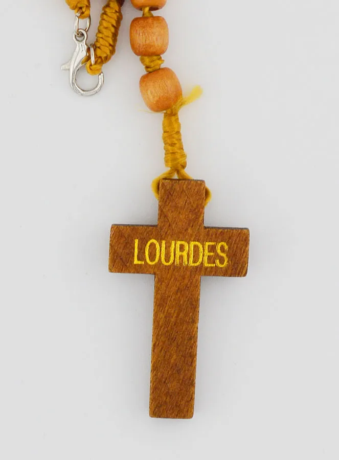 Holzrosenkranz Herz Lourdes (pic 4)