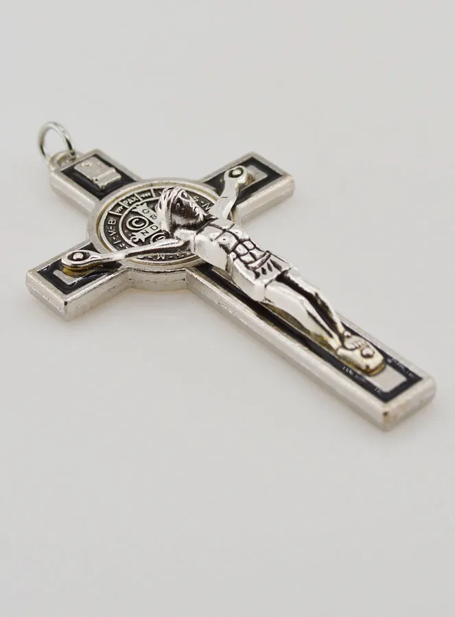 Benediktus Kreuz Holz schwarz Metall (pic 3)