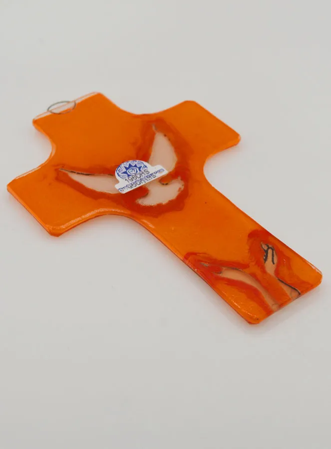 Kreuz Taube Heiliger Geist aus Glas (pic 4)