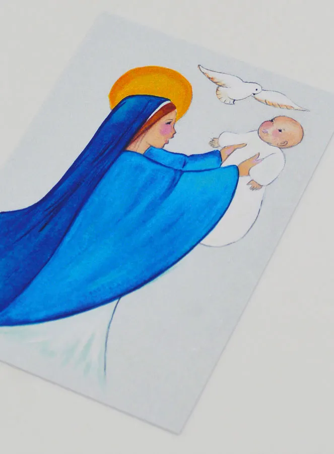 Karte zur Taufe - Weihe an Maria (pic 4)