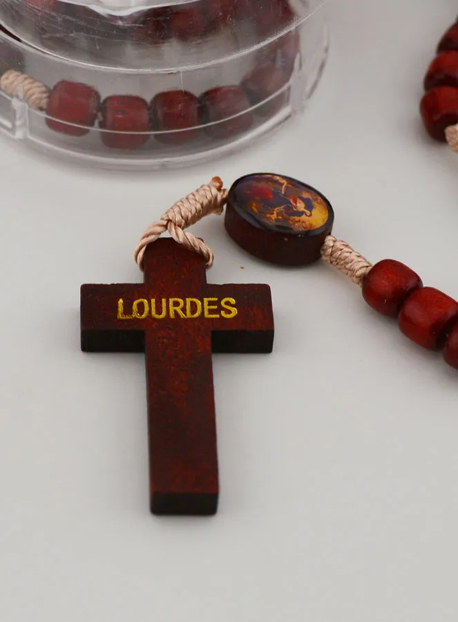 Holz Rosenkranz Maria Knotenlöserin (pic 3)