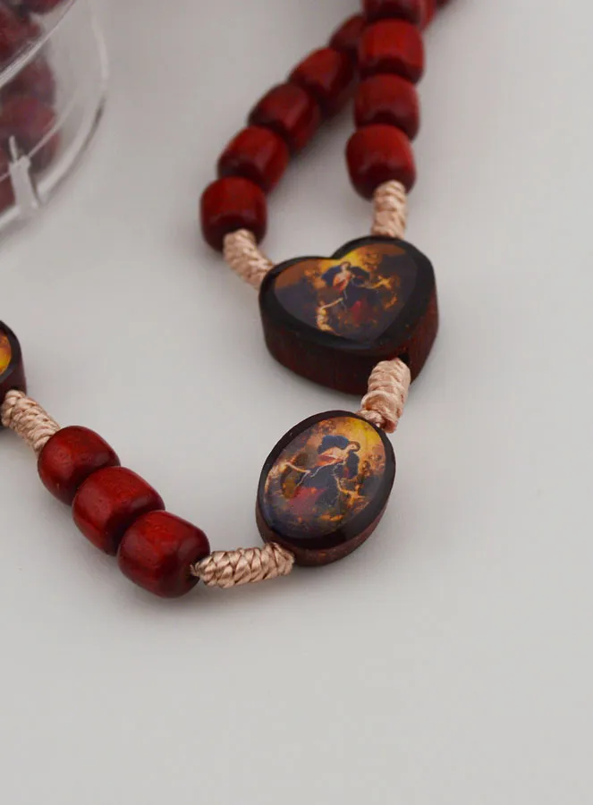 Holz Rosenkranz Maria Knotenlöserin (pic 4)