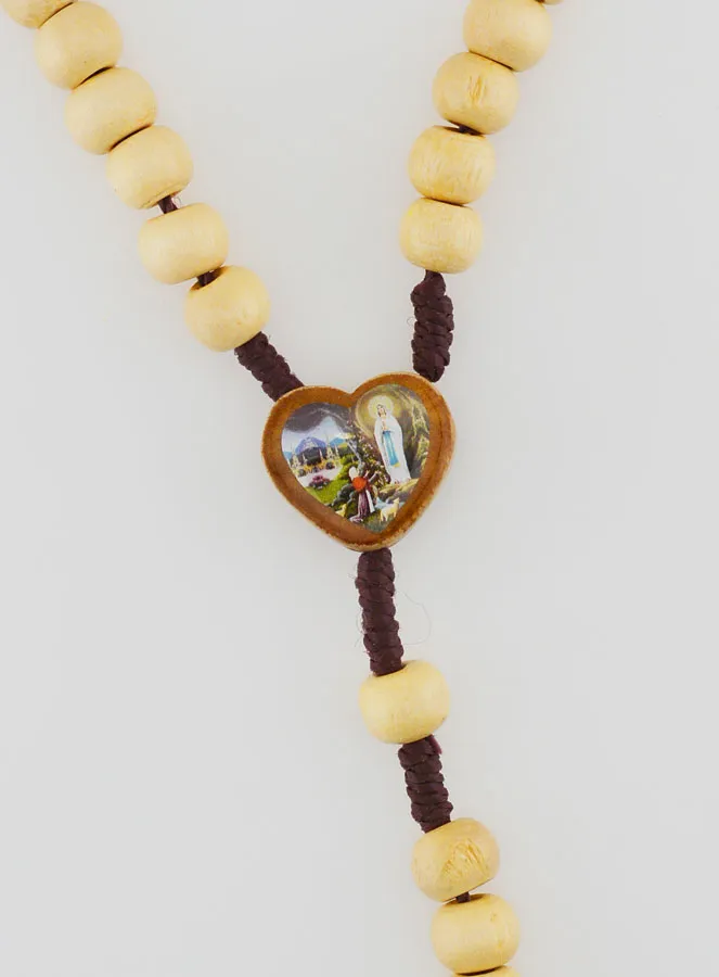 Holz Rosenkranz Hl Bernadette 6 Gesätze (pic 4)