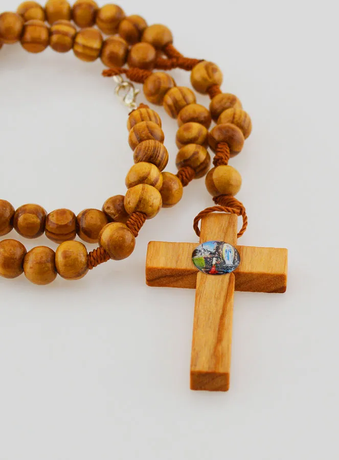 Rosenkranz Kette Fashion Modisch Holz (pic 4)