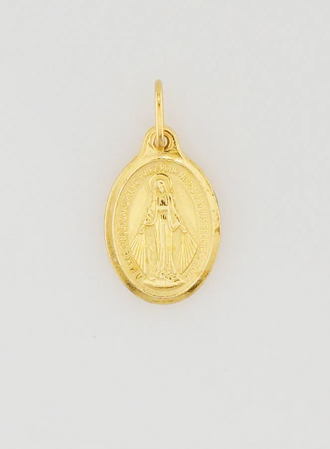 Wundertätige Medaille Goldfarben 13 mm (pic 3)