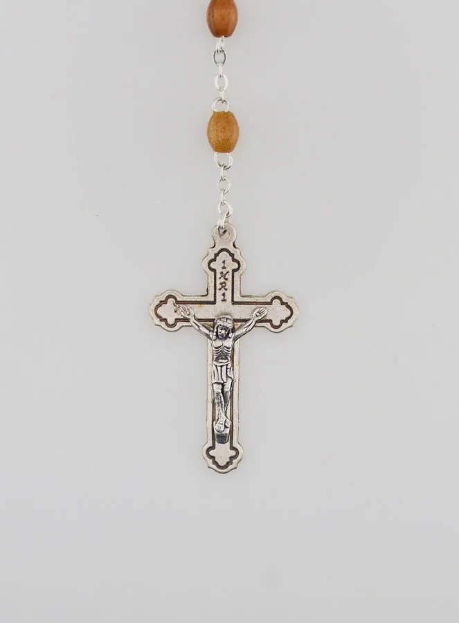 Lourdes Rosenkranz Olivenholz mit Lourdeswasser (pic 3)