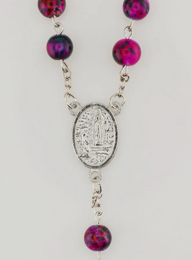 Rosenkranz für Kind Perlmutt Rosa (pic 4)