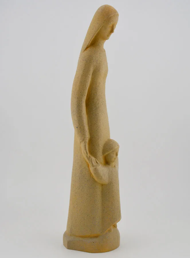 Figur Maria mit dem Jesuskind stehend - granitfarben (pic 3)