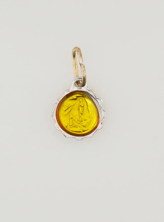 Medaille Jungfrau Maria 8mm - gelb (pic 4)