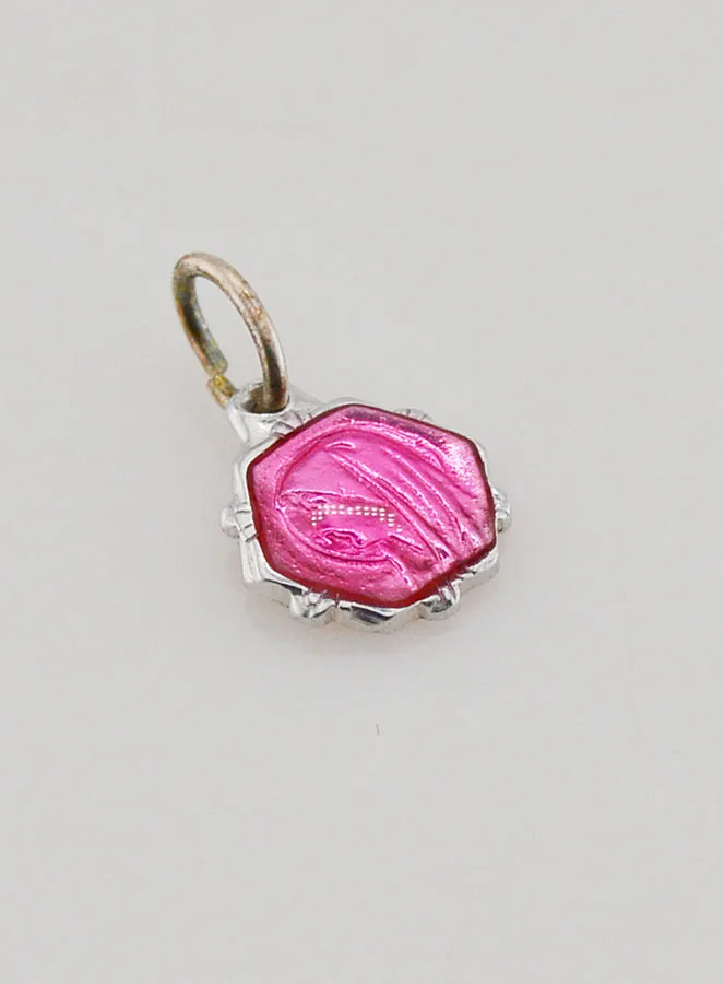 Medaille Jungfrau Maria 8mm - Rosarot (pic 3)
