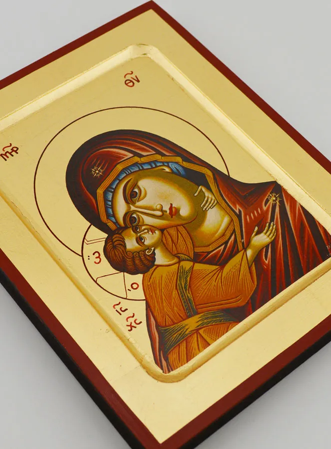 Ikone Madonna mit dem Kind - Jungfrau der Liebe - 20 cm (pic 3)