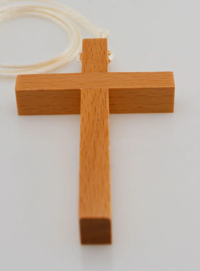 Kommunion Kreuz an Schnur 9 cm (pic 3)