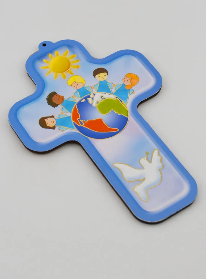 Holzkreuz Kinder der Welt (pic 3)