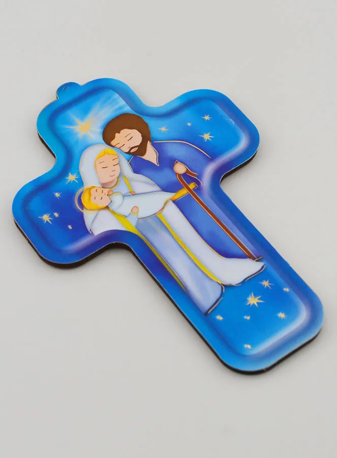 Holzkreuz Kind - die Heilige Familie (pic 3)