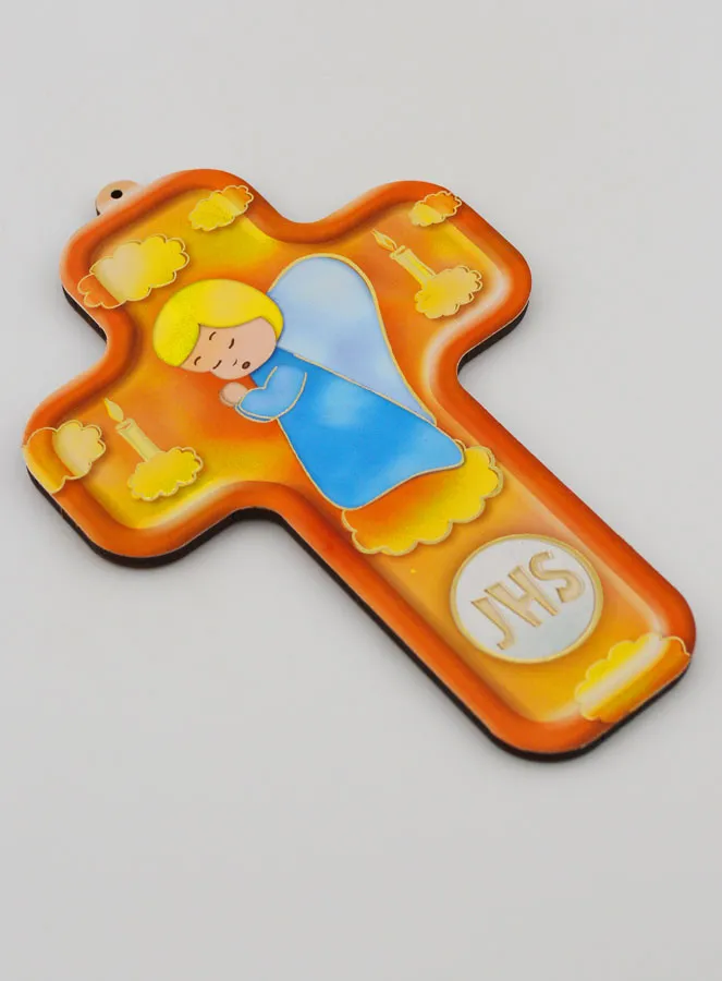 Holzkreuz Kind - Engel betend für Jungen (pic 3)