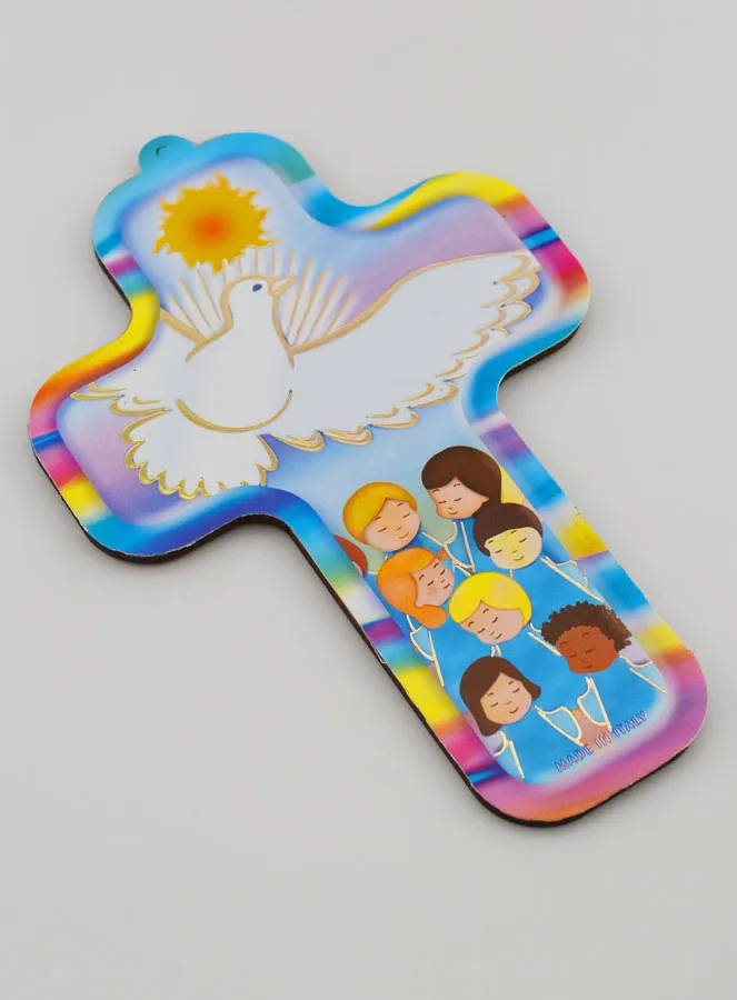 Kinderkreuz aus Holz - der Heilige Geist (pic 3)