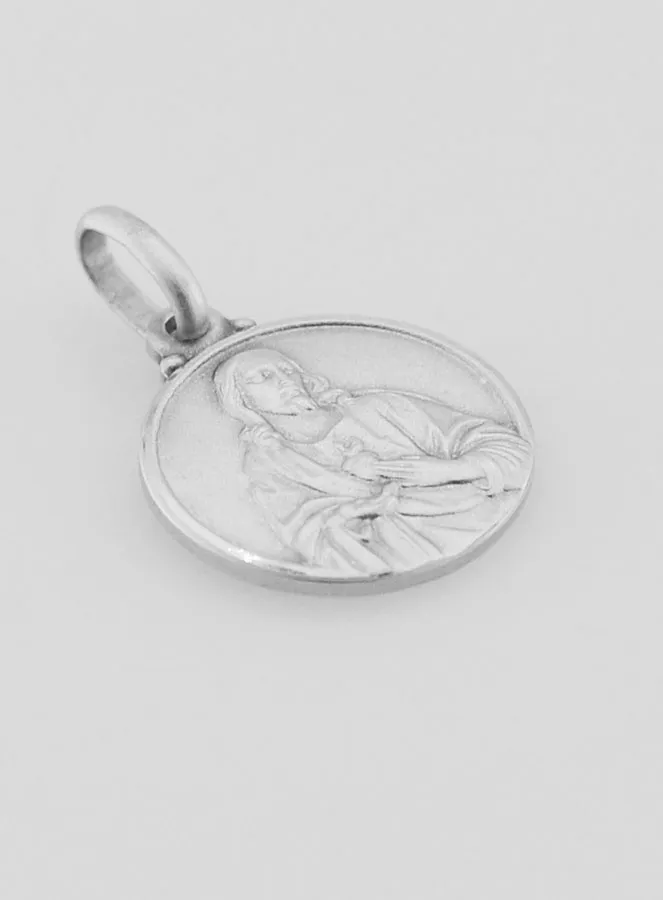 Anhänger Herz Jesu massiv Silber - 14 mm (pic 3)