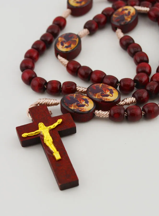 Rosenkranz Maria Knotenlöserin - Holzperlen (pic 3)