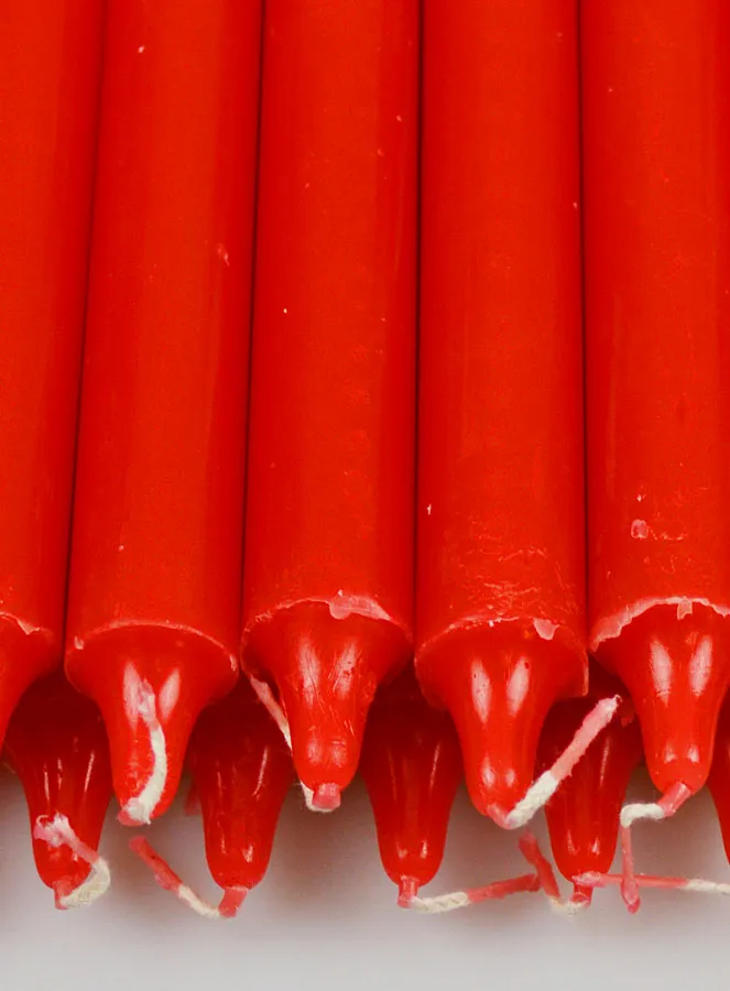 12 Gebet Kerzen Rot (pic 4)