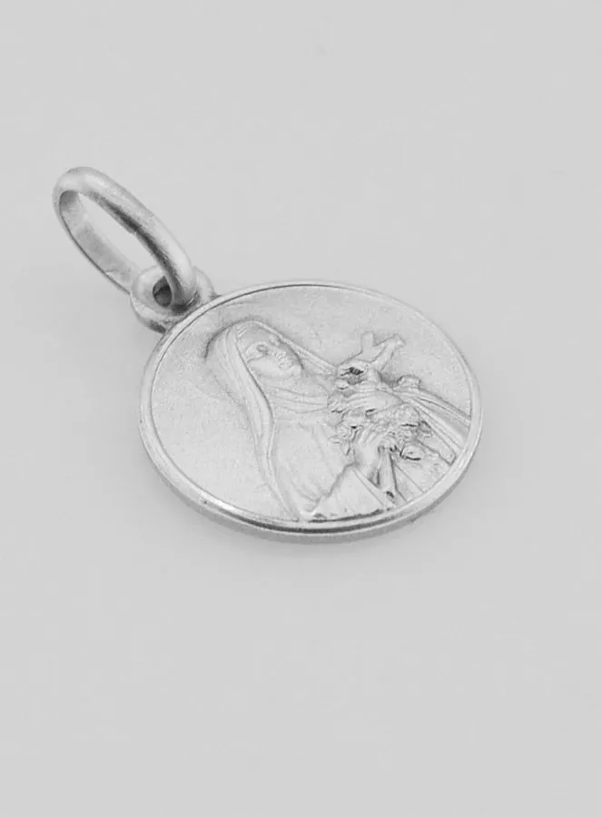 Anhänger hl.Therese echt Sterling Silber - 12 mm (pic 3)
