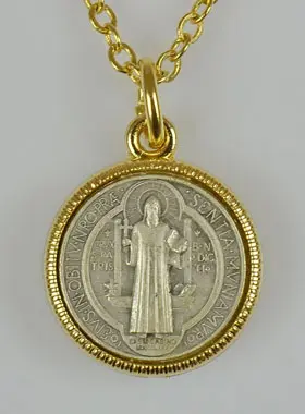Benediktusmedaille + Kette (pic 1)