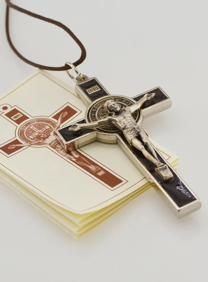 Anhänger Benediktus - Kreuz Braun 8 cm (pic 3)