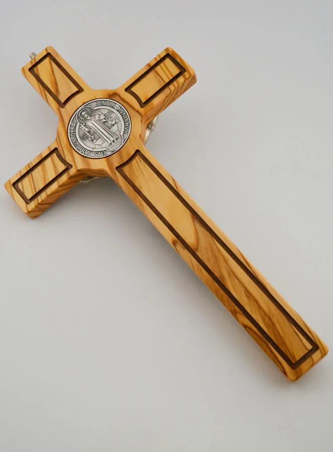 Benediktus - Kreuz Kruzifix aus Holz - 30cm (pic 4)
