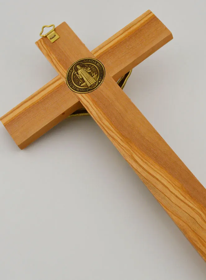 Benediktus - Kreuz Kruzifix aus Olivenholz - 25cm (pic 4)