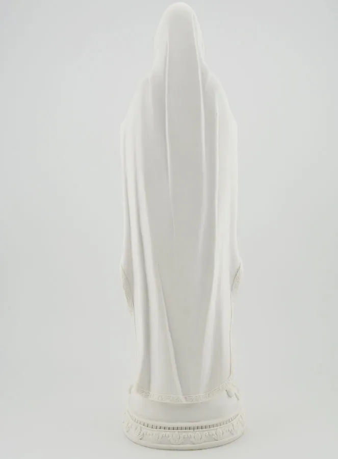 Figur Unsere Liebe Frau von Lourdes mit Rosenkranz - 30cm (pic 4)