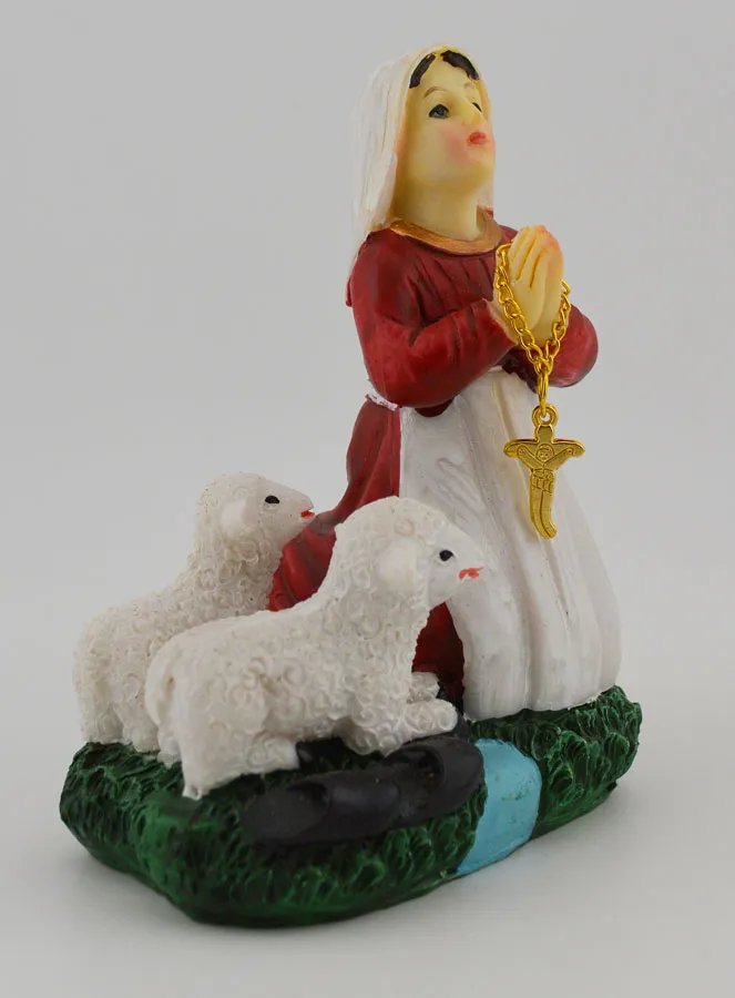 Figur heilige Bernadette Soubirous - 10cm (pic 3)