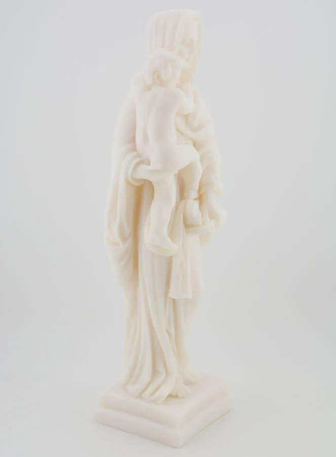 Alabaster Figur Maria mit Jesuskind - 25 cm (pic 3)