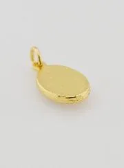 Medaille Herz Marien Goldfarben - 15mm