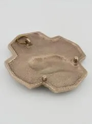 Silberbronzekreuz Handgefertigt - die Taufe - 10cm