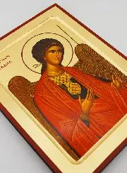 Byzantinische Ikone aus Griechenland hl Erzengel Michael - 22cm