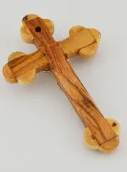 Kreuz Kruzifix Orthodox aus Olivenholz - 13cm