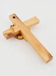 Kreuz Kruzifix Heiliger Geist aus Olivenholz - 12cm