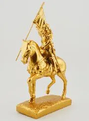 Figur heilige Jeanne d' Arc handgefertigt - 18cm