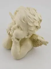 Figur Blasender Schutzengel - 13 cm