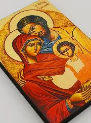 Byzantinische Ikone Die Heilige Familie - 20 cm