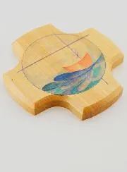 Kinderkreuz aus Lindenholz - Pax Schiff