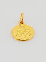 Medaille hl Josef Vergoldet - 12mm