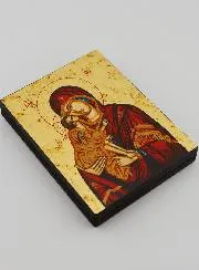 Ikone Maria Gottesmutter von Kasan 12 cm