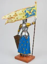 Figur heilige Jeanne d'Arc handbemalt - 20 cm