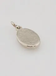 Medaille Unserer Lieben Frau von Fatima Metall Silberfarben - 14mm