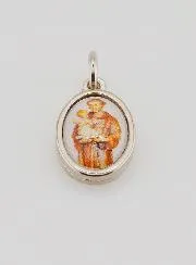 Anhänger Hl Antonius von Padua Silberfarben - 14mm